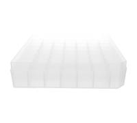 SHINEOFI 3Ml 49-Compartment Vial Storage Case Plastic Organizer Box with Lid for Essential Oils and Test Tubes, Freezer-Safe Microtube Holder Suitable for Laboratory and Home Fridge Use