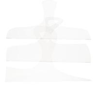 SHINEOFI 3pcs Acrylic Large Cutting Board Handle Templates for Kitchen - Reusable Cutting Handle Stencils with Tracing Guides for Charcuterie and Chopping Boards