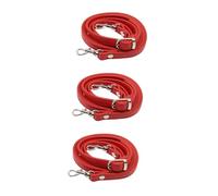 SHINEOFI 3pcs Adjustable Shoulder Bag Strap Handbag Belt Women Bag Strap Pu Leather Handle Tote Accessories Diy Pouch Belt for Ladies