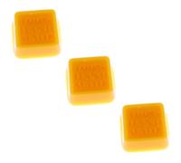 SHINEOFI 3pcs Beeswax Pure Natural Organic Craft Smooth Thread Line Wax for DIY Polishing Grinding and Care