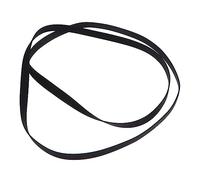 SHINEOFI 3pcs Black Rubber Replacement Turntable Belt for Belt-driven Turntable and Cassette Tape Machine Low Noise No Jam Drive Belt Set for Vinyl Record Player