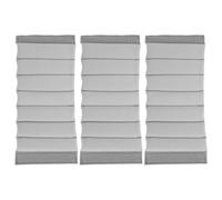 SHINEOFI 3pcs Camera Bag Dividers Insert with Adjustable Velvet Padded | Modular Fabric Partitions, Flap Closure, Soft Touch Grey Finish, Travel Photographers and Purse Carry