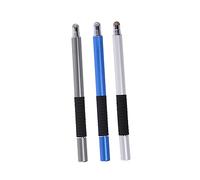SHINEOFI 3pcs Capacitive Stylus Pen with Fine Round Thin Tips Metal Multifunction Touch Screen Pens for Smartphones and Tablets Lightweight Durable Handwriting Tool in Grey Silver Dark Blue