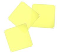 SHINEOFI 3pcs Cat Litter Box Splash Guard Privacy Screen Plastic Enclosure with Black Clips for Large Pet Cat Toilet Splash Protection and Urine Shield