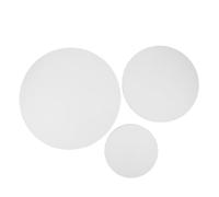 SHINEOFI 3pcs Cotton Canvas Panels Round Painting Boards Fine Texture Oil Painting Frames for Artists Quick Replacement Artistic Display