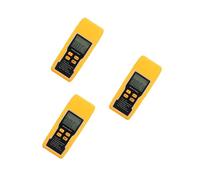 SHINEOFI 3pcs Digital Moisture for Wood LCD Display Damp Tester Integrated Probe for Firewood Drywall and Building Materials High Precision Measurement Data Retention Reliable and Compact