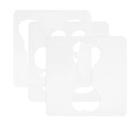 SHINEOFI 3pcs Free Motion Quilting Template Set with Acrylic Butterfly, Dog Bone, and Pet Paw Stencil for Domestic Sewing Machines, Patchwork and Sewing Craft