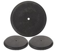 SHINEOFI 3pcs Heavy-duty round Trash Can Counterweight Base Stabilizer Block for Kitchen and Outdoor Garbage Bins Anti-tip Wind Resistant Weight Plate