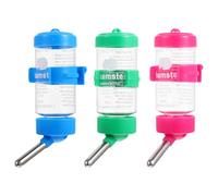 SHINEOFI 3Pcs Household Hamster Water Bottles Pet Water Dispensers for Chinchillas Rabbits Small Animals Convenient No-drip Design Easy to Clean Random Color