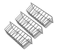 SHINEOFI 3pcs Iron Bunny Hay Feeder for Rabbit Cage Wear-resistant Hollow Basket for Small Pets Easy Install Hay Rack for Guinea Pigs and Chinchillas