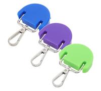 SHINEOFI 3pcs Kayak Sup Deck Clip with Snap Hook Plastic Bungee Cord Fixed Clamp High Strength Attachment for Paddle Board Water Adventures Gear Secure Fastener