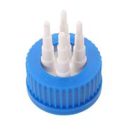 SHINEOFI 3pcs Lab Bottle Cap Adapter Connectors Replacement Caps for Reagent Bottles Material Suitable for Laboratory Use and Chemical Storage
