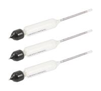 SHINEOFI 3pcs Milk Testing Hydrometer for Cow and Goat Milk, Glass Laboratory Density Meter Temperature Compensation, Easy to Use for Processing Facilities and Accurate Dairy Quality