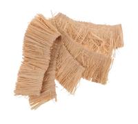 SHINEOFI 3PCS Miniature Artificial Thatch Straw Roof Realistic Simulation Thatched Roof for DIY Dollhouse Model Village Fairy Garden Crafting and Seasonal Decoration