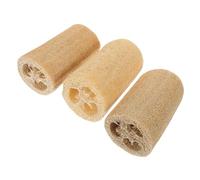 SHINEOFI 3Pcs Natural Loofah Hamster Molar Pet Chewing Slices for Teeth Grinding and Healthy Shape for Small Pets to Satisfy Chewing Instinct and Reduce Disruptive Behavior