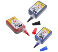 SHINEOFI 3pcs Oil Based Paint Marker Ink Refill Permanent Pigment Inks with Fast Drying Weather Resistant Smooth Flow for Artists Carpenters Crafts Compatible with Oil Based Markers