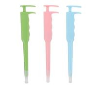 SHINEOFI 3pcs Pet Pill Shooter with Soft Silicone Tips Travel-friendly Push Style Medicine Feeder for Cats Dogs Puppies and Small Animals Gentle and Use Tablet Dispenser