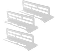 SHINEOFI 3Pcs Plastic Refrigerator Divider Adjustable Length Side Door Partition Space-Saving Fridge Organizer for Kitchen Storage