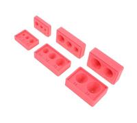 SHINEOFI 3pcs Polymer Clay Bead Mold with Precise Perforation and Rolling Measures Clay Craft Tools for Consistent Bead and Accurate Positioning in Jewelry Making