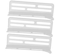 SHINEOFI 3pcs Refrigerator Side Door Divider Adjustable Organizer Partition Board for Plastic Food Dividing in Fridge Door