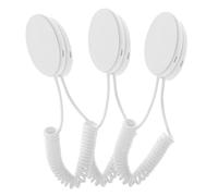 SHINEOFI 3pcs Retractable Remote Leash: Auto-Adhesive Cable Management System - Compact Controller Holder for Ceiling Fans/Adjustable Beds - Cord Organizer