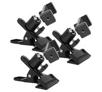 SHINEOFI 3pcs Rotatable Guitar Phone Holder with Universal Compatibility, Metal and Plastic Construction, Foldable Design for Easy Portability, for Studios and Recording Sessions