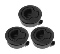 SHINEOFI 3pcs Rv Latch Flush Pull Hatch Latches for Boat and Trailer Drawers and Cabinets, Plastic Material Round Head, Easy Installation and Versatile Use, Sl nd Smooth Structure