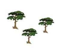 SHINEOFI 3pcs Simulated Landscape Tree Models Mini Pine and Cypress Trees for Creative Household Decor Compact Size for Desk and Office Use