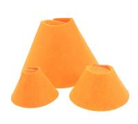 SHINEOFI 3pcs Soft Guinea Pig Collar Postoperative Bite-proof Donut Recovery Cone for Small Pets, Portable Orange Small Medium Large Sizes, Anti-lick and Self-injury Protection