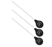 SHINEOFI 3pcs Stainless Steel Cake Testers for Baking Reusable Kitchen Skewers for Muffins Bread Cookies Accurate Doneness Measurement Baking Tools for Home and Professional Bakers
