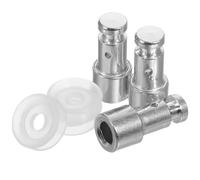 SHINEOFI 3pcs Stainless Steel Replacement Float Valve for Electric Pressure Cookers Rubber Seal Secure Pressure Retention Easy Installation and Cleaning Compatible with Models