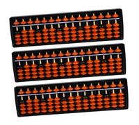 SHINEOFI 3pcs Student Abacus Chinese Style Math Learning Tool for Early Education Interactive Arithmetic Calculator for Classroom and Home Use