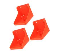 SHINEOFI 3Pcs Thickened Salt Block Rack for Livestock Sheep Cattle Multi-use Salt Brick Licking Holder Feeding Tray Easy Assembly Practical Farm Accessory