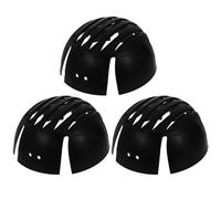 SHINEOFI 3pcs Universal Hard Hat Liners Safety Helmet Insert Bump Cap Liners Baseball Hat Black for Industrial Head Protection