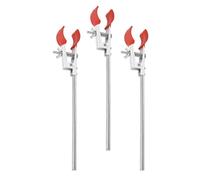 SHINEOFI 3pcs Universal Laboratory Clamps Finger Shape Synthetic Material with Good Clamping Force for Firmly Fixed Beaker and Crucible in Scientific Experiment and Teaching Experiments