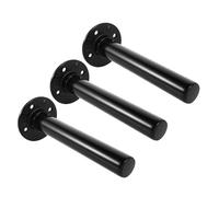 SHINEOFI 3pcs Wall Mounted Barbell Plate Storage Rack for Weight Plates Iron Material with Strong Bearing Capacity for Home Gyms and Exercise Sessions