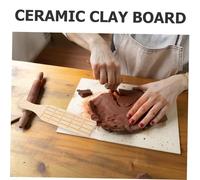 SHINEOFI 3pcs Wooden Clay Paddle Lightweight Pottery Boards for Modeling Sculpting Soft Ceramics DIY Crafting Clay Tool Slab Rollers for Studio Classroom Use
