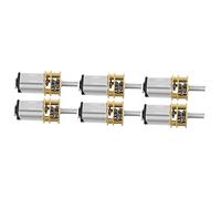 SHINEOFI 3sets Full Metal Micro Reduction Motor Electric Gear Box Motor for DIY Projects Robotics and Cars High Torque Flexibility for Rc Hobbies 2pcs*3