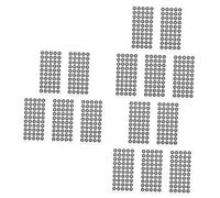 SHINEOFI 3sets High Reflective Film Marking Stickers Scanner Reference Marker Points for Accurate Positioning and Measurement Thickened Reflective Dots for Architecture Engineering 5sheets*3