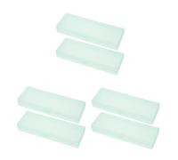 SHINEOFI 3sets Plastic Pencil Case with Hinged Lid Large Storage Box Clear Window for Easy Identification Durable Lightweight Portable Perfect for Students Travel Office 2pcs*3