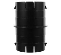 SHINEOFI 4 Inch Drainage Pipe Adapter for Yard and Landscaping Projects, Plastic Compression Connector for Sump Pump Discharge and Hdpe Pipes, Secure Garden Drain Hose Fittings
