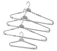 SHINEOFI 4 Pack Retractable Clothes Hangers Extra Wide Foldable Hangers for Clothes Quilt Hangers and Suit Hangers Adjustable Space Saver for Drying Wet and Dry Laundry Home Closet Storage