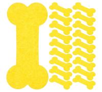 SHINEOFI 4 Packs Yellow Bone Shaped Pet Funeral Paper for Dogs Unique Chinese Spirit Paper Ghost Money Realistic Bone Shape Suitable for Pet Memorials Ancestral Tribute Ceremonies