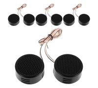 SHINEOFI 4 Pairs Car Tweeter Dome Horn Speakers for Vehicle Audio System Mini Car Speaker Units Compatible with Automotive Sound Enhancement Accessory