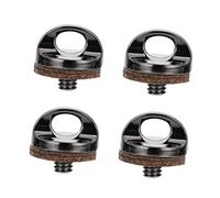 SHINEOFI 4 Pieces Neck Strap Screw for Camera with Wooden Washer Easy to Install Strap Sling Mounting Screws Reliable Replacement for DSLR and Tripod Accessories