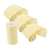SHINEOFI 4 Rolls Thermal Cash Register Paper Xin Yellow Receipt Printing Rolls Compatible with Card Machine Pos Bank Hospital Use