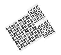 SHINEOFI 4 Sheets Scanning Marker Reflective Stickers with Black Tracking Dots for Handheld Scanner Diffuse Reflective Targets for Optical Measurement Medical Research Compatible with