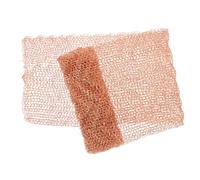 SHINEOFI 4" X 3.3ft Distilling Copper Mesh Roll Pure Knitted Copper Screen for Funnel Filtration Industrial Grade for Control and Barrier Applications