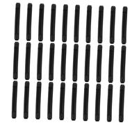 SHINEOFI 40 Pairs Large Black Silicone Eyeglass Temple Tip Sleeves Fit Anti-slip Glasses Ear Grips for Spectacles Sunglasses Ergonomic Soft Ear Protectors for Comfortable Secure Wear