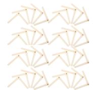 SHINEOFI 40pcs DIY Model Airplane Hinge Lightweight Plastic Needle Hinge for Miniature Projects and Model Airplane Assembly, Reduces Total Aircraft Weight, for Hobbyists and Rc Plane Craft